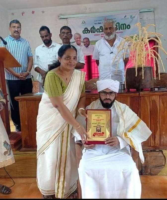 சிறந்த விவசாயி விருது பெறும் ஆலிம் 